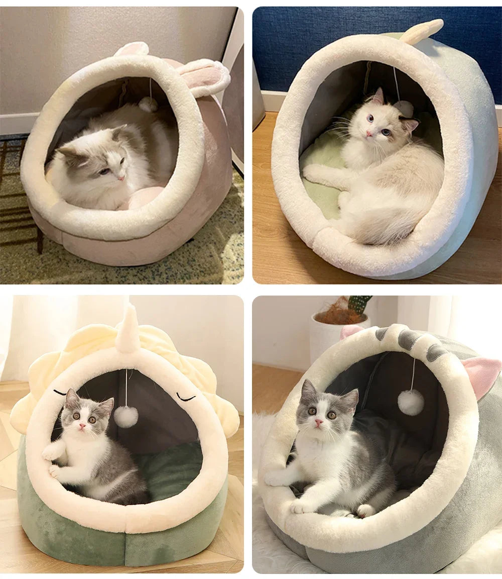 Caverna Oca Para Gatos Cama
