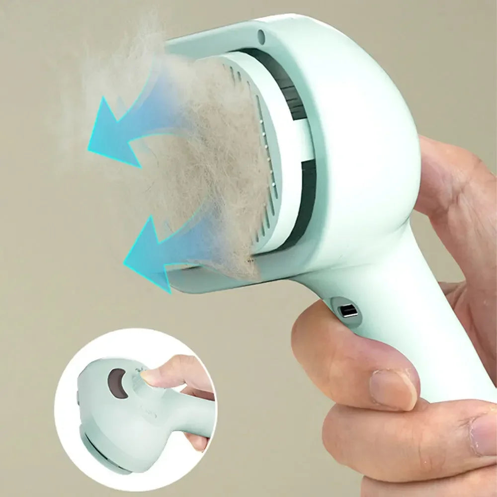Escova a Vapor 3 em 1 para Gatos