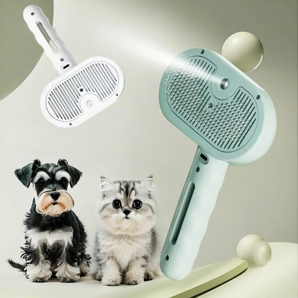 Escova a Vapor 3 em 1 para Gatos