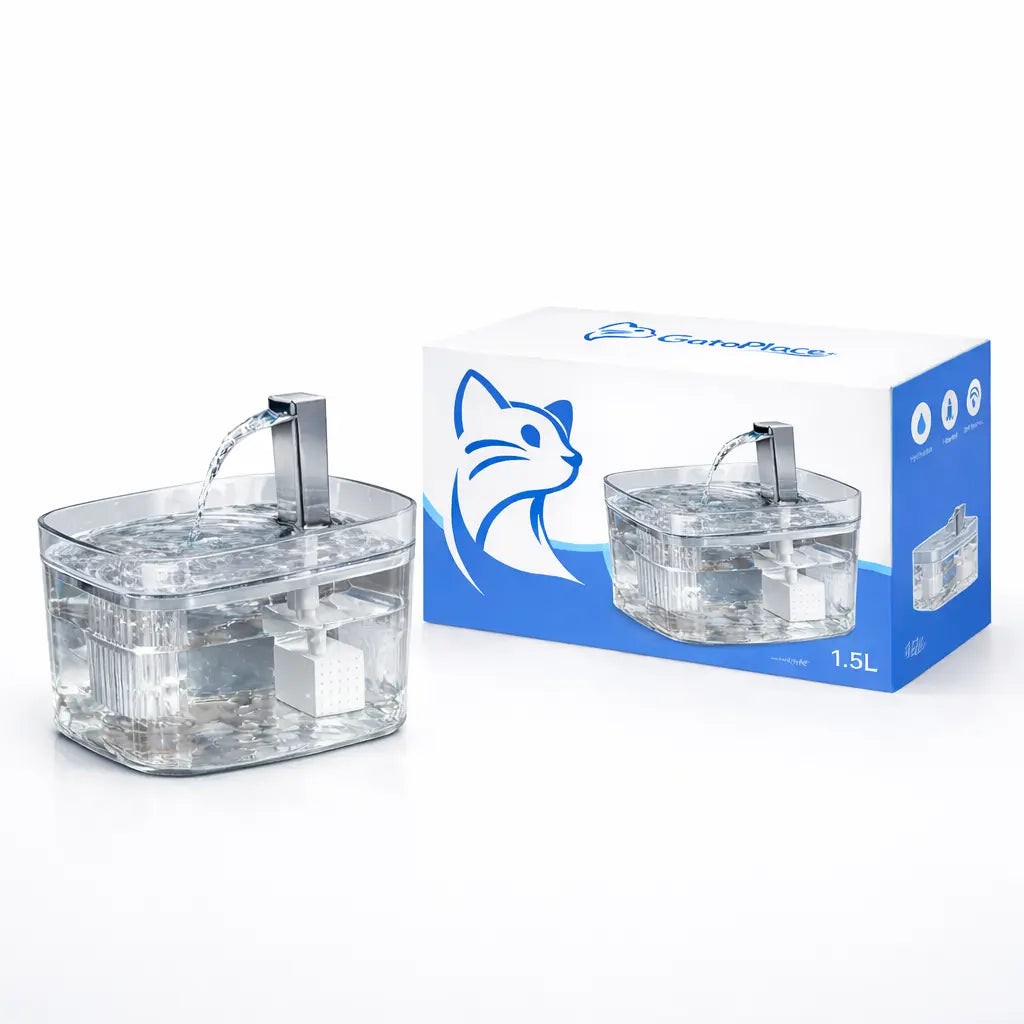 Fonte de Água Automática e Filtragem GatoPlace