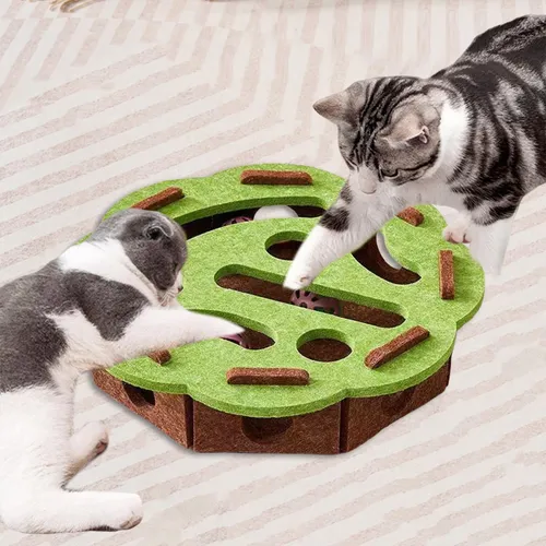 Brinquedo com Bolinha Antiestresse para Gatos