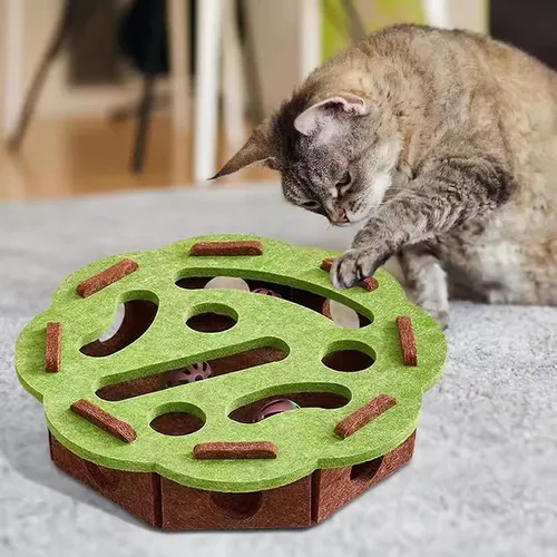 Brinquedo com Bolinha Antiestresse para Gatos