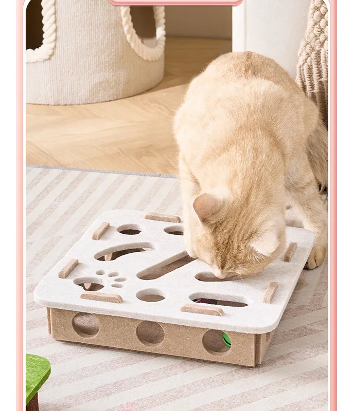 Brinquedo com Bolinha Antiestresse para Gatos