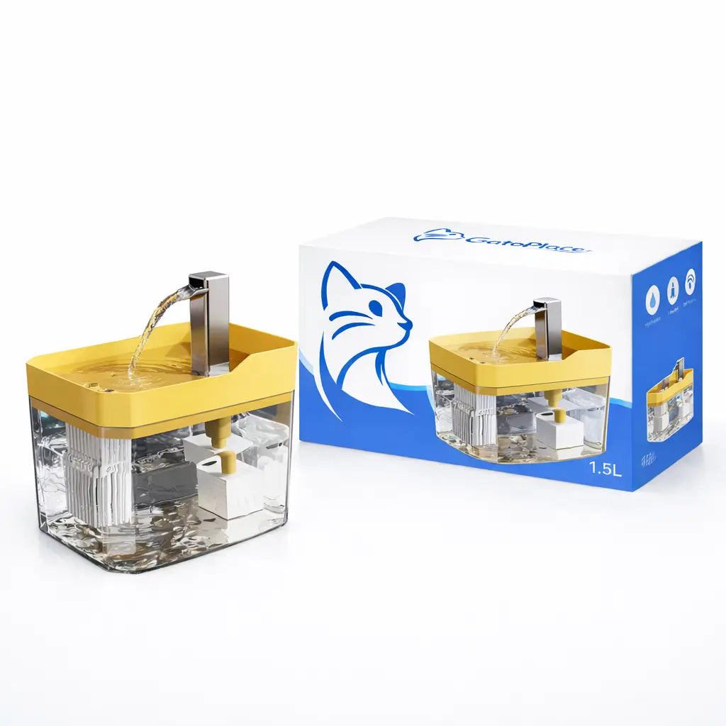 Fonte de Água Automática e Filtragem GatoPlace